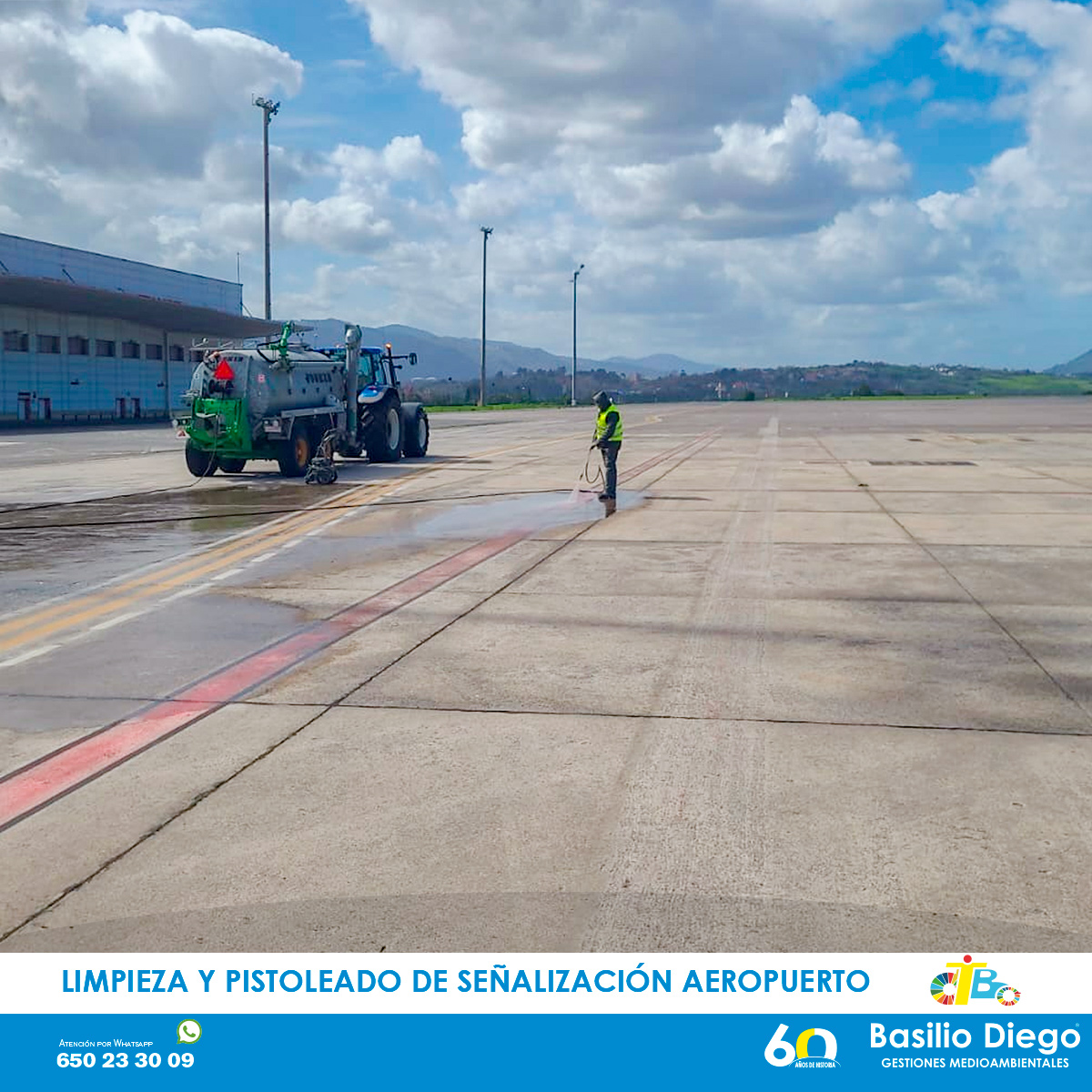 Basiliodiegogm's tweet photo. Limpieza y pistoleado de la señalización del Aeropuerto de Bilbao. Gracias a nuestra amplia experiencia y nuestro parque de maquinaria podemos ofrecer un servicio profesional, ajustado en el precio y en el tiempo acordado.

PRESUPUESTO SIN COMPROMISO. https://t.co/KGIllWX3BQ