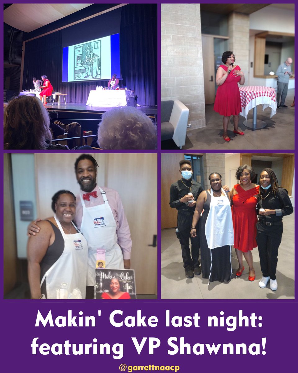 The performance was well-attended, and two of our GCNAACP members won the cakes made on stage! We're very proud of Shawnna!!

#GLAF #GarrettLakesArtsFestival #GarrettCollege #MakinCake #DashaKellyHamilton #NAACP #GarrettNAACP #GCNAACP