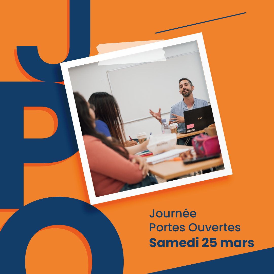 ISMAC_Paris's tweet photo. JPO ISMAC DU SAMEDI 25 MARS

Vous voulez poursuivre des études dans la filière Commerce International ?
Participez à notre événement Conférence Portes Ouvertes.
🗓 : samedi 25 mars
⏰: de 14h à 17h
📍 : 11 rue Vandrezanne, 75013 (inscription obligatoire)
https://t.co/jYir2yTuMy https://t.co/gYfL2mu3wS
