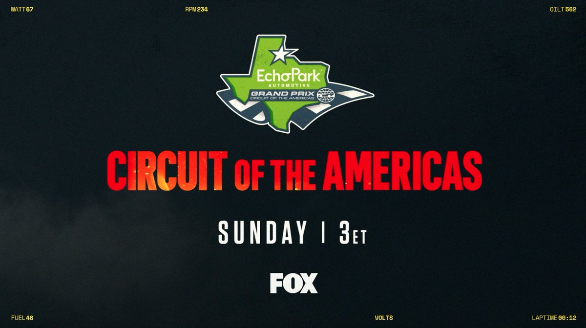 FOX NASCAR on Twitter "COTA. Sunday on FOX."