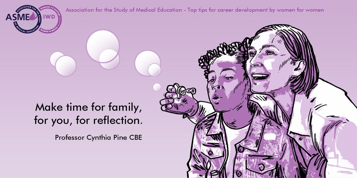 “Make time for family, for you, for reflection.” Professor Cynthia Pine CBE #IWD2023