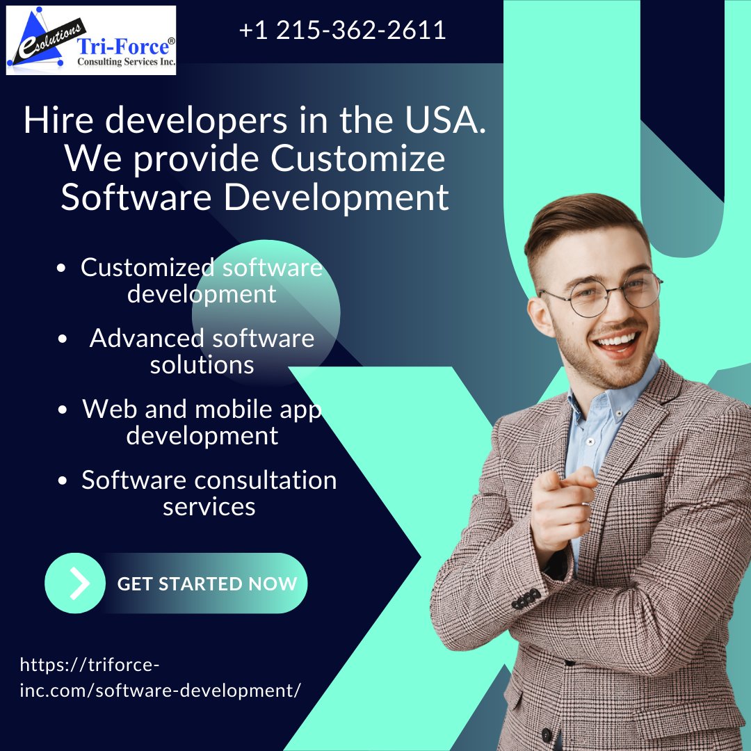 triforceinc's tweet photo. -Agile software development
-Customized business software
-Industry-specific software
Get your customized software now: https://t.co/ZNi3hC6zn6
#technology #coding #programming #softwaredeveloper #datacenter #devops #iot #cloudcomputing #softwaredevelopment #triforceconsulting https://t.co/rYHIME0j9b