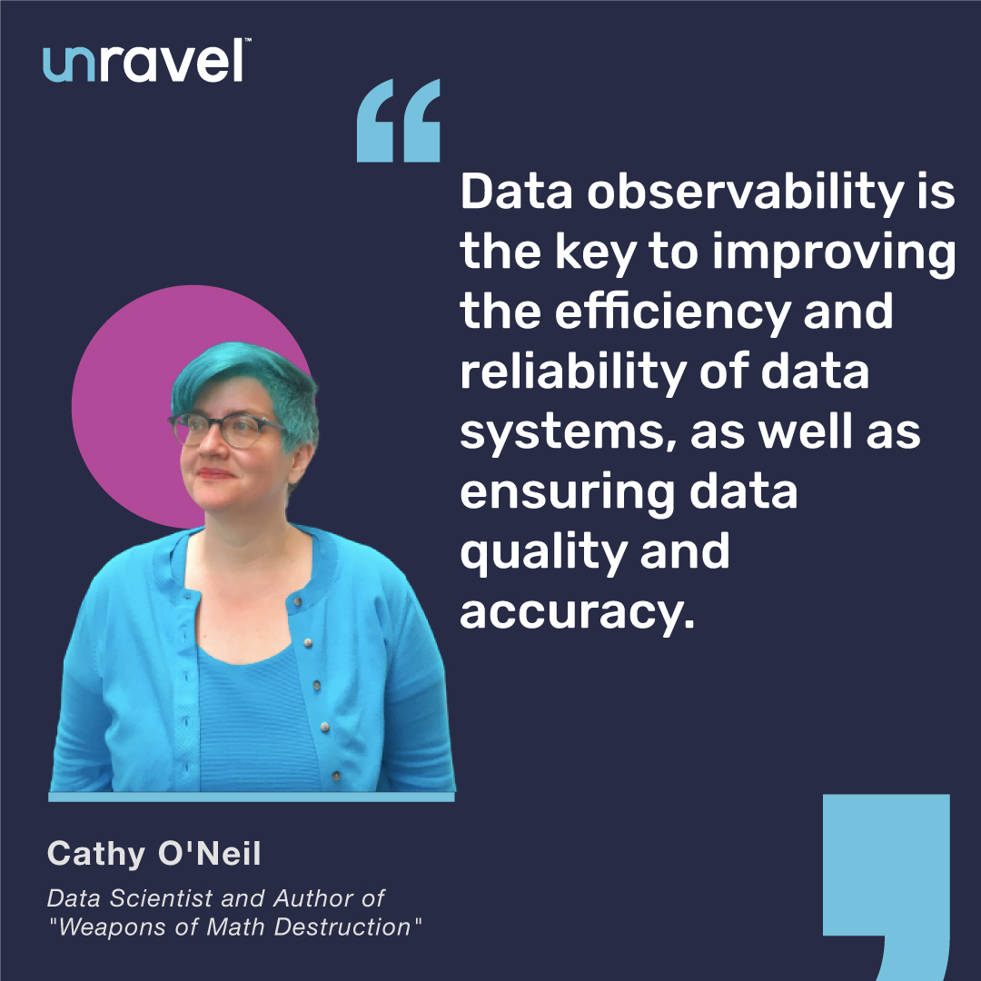 unraveldata's tweet photo. #Dataobservability is the backbone of any modern data system today. It is essential to ensure that data applications/pipelines deliver reliable results on time, every time.
See how it works - https://t.co/FkldDeDMno
#weaponsofmathdestruction #unraveldata
@mathbabedotorg https://t.co/q4XyPtf8wK