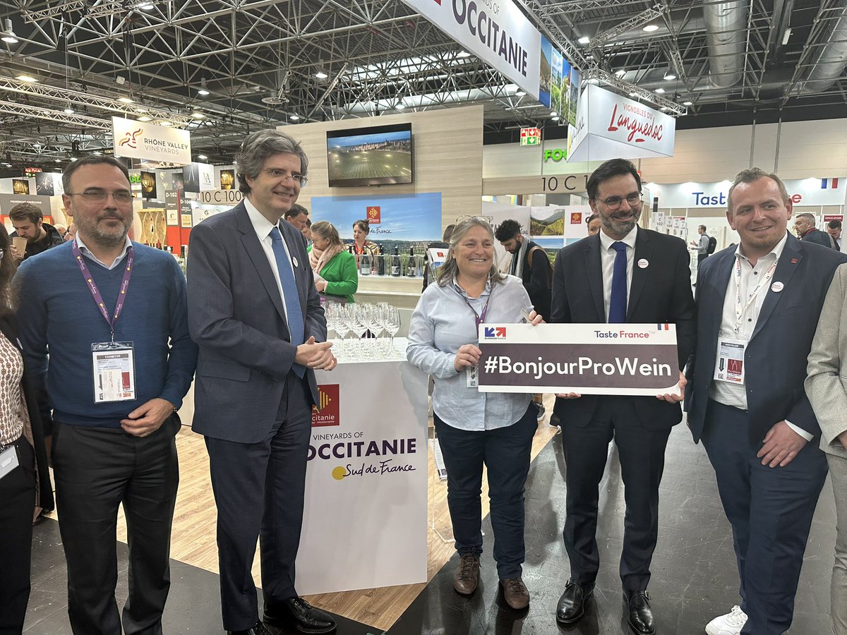 🎙️A la rencontre des représentants régionaux et interprofessionnels : l’occasion de souligner la diversité et la richesse de nos terroirs. 🍷
#BonjourProWein #tasteFrance