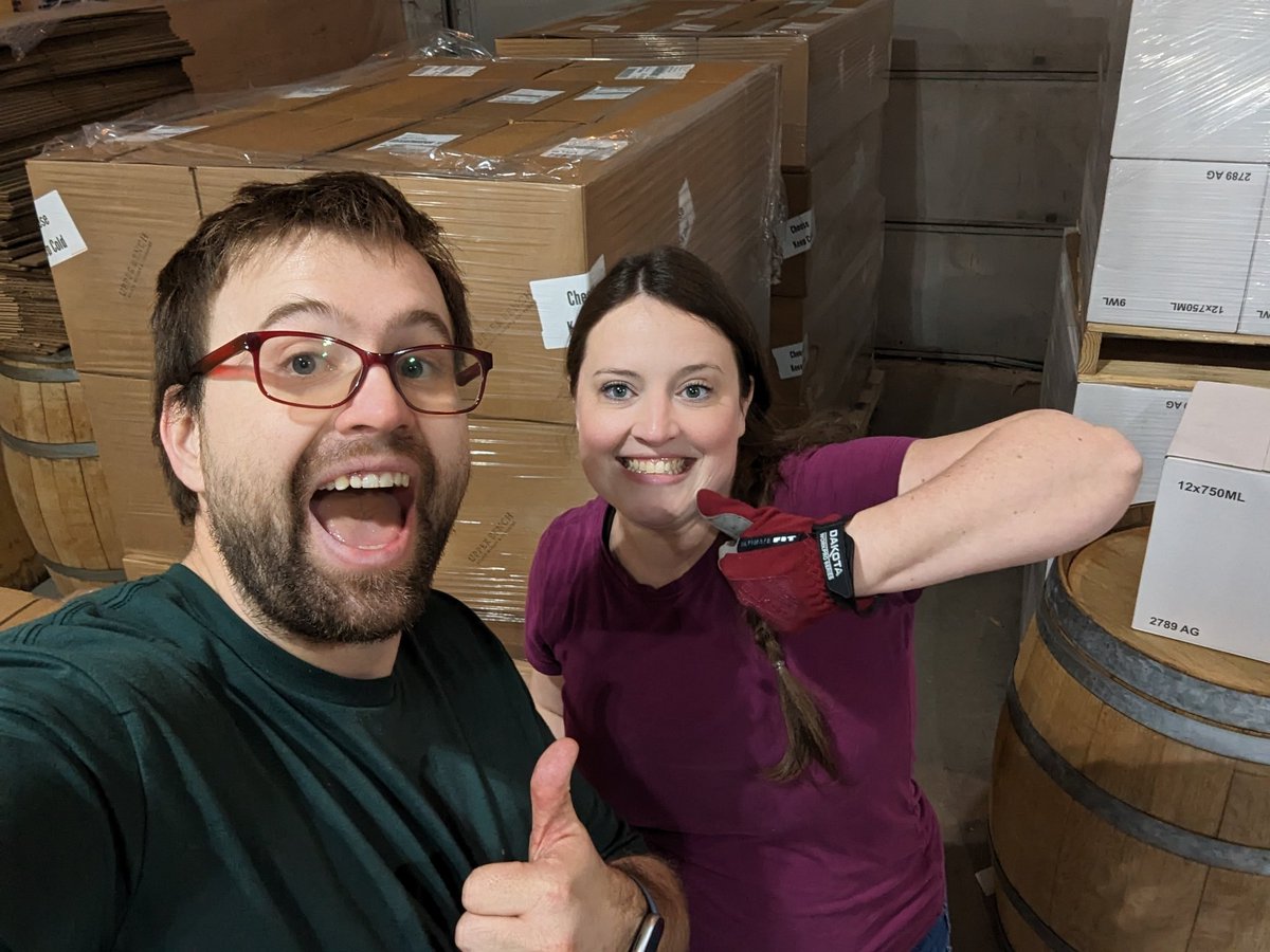 upperbench's tweet photo. It's that time again: our first Corks &amp; Curds Club shipment of the year is underway!
📦🍷🧀
Sarah and Landon were up before the birds this morning packing up perfectly paired boxes of wine and cheese for Club members all across Canada!
.
.
.
#upperbench #naramatabench #bcwine https://t.co/AZQETVUIKE