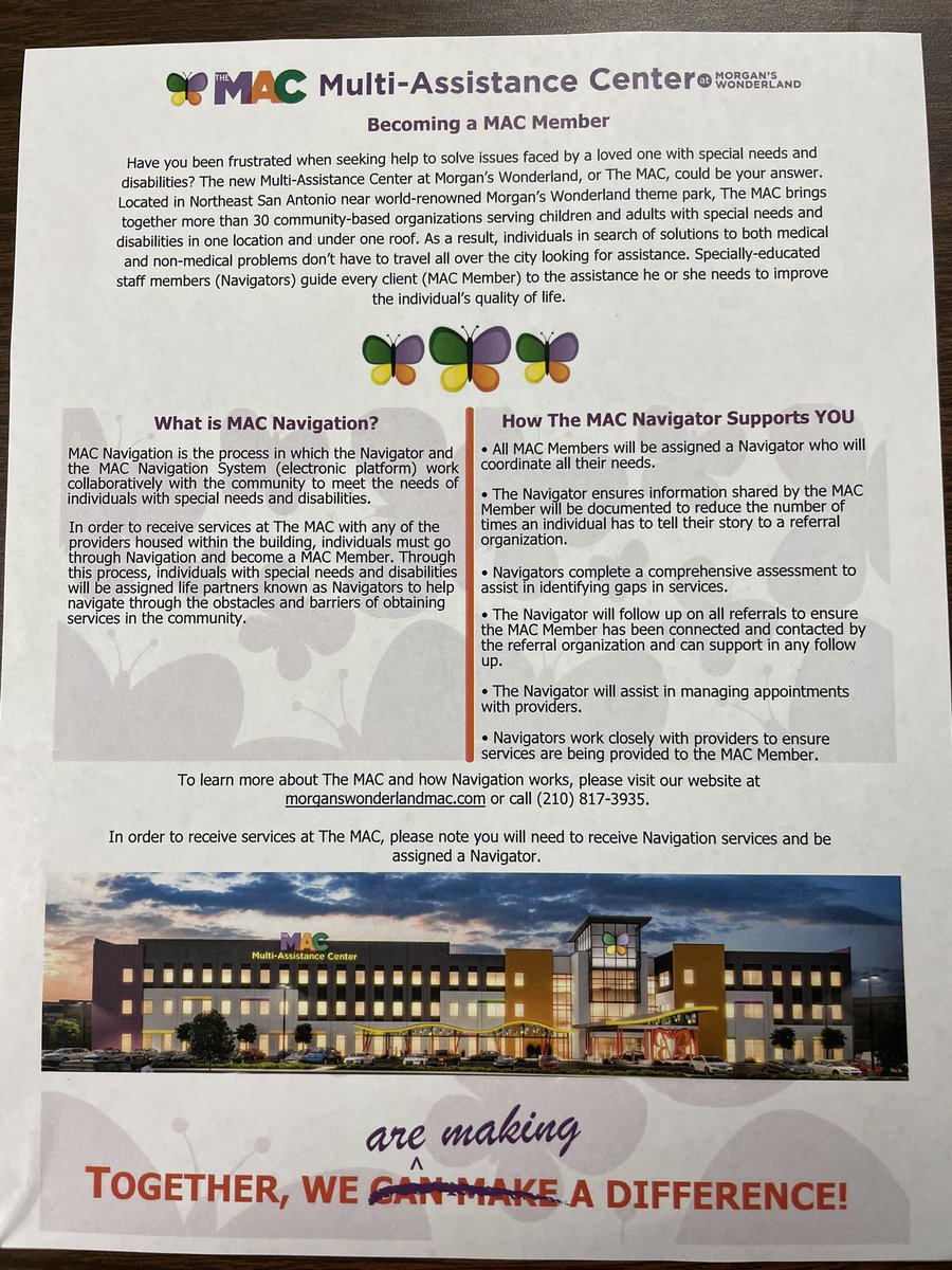 nataliequichoc1's tweet photo. @MorgansWndrlnd Multi-Assistance Center (MAC) gave students a tour of this all inclusive facility. Highly recommend touring and becoming a MAC Member #lifeafterhighschool #ClarkWorkCenter https://t.co/WGs9QAbzAD