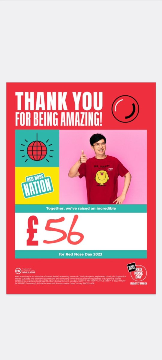 This wonderful Bradway pupil has been raising money for Red Nose Day and collected a whopping £56 for charity. Thank you! We are very proud of you and your caring nature #charity #bradway #y4