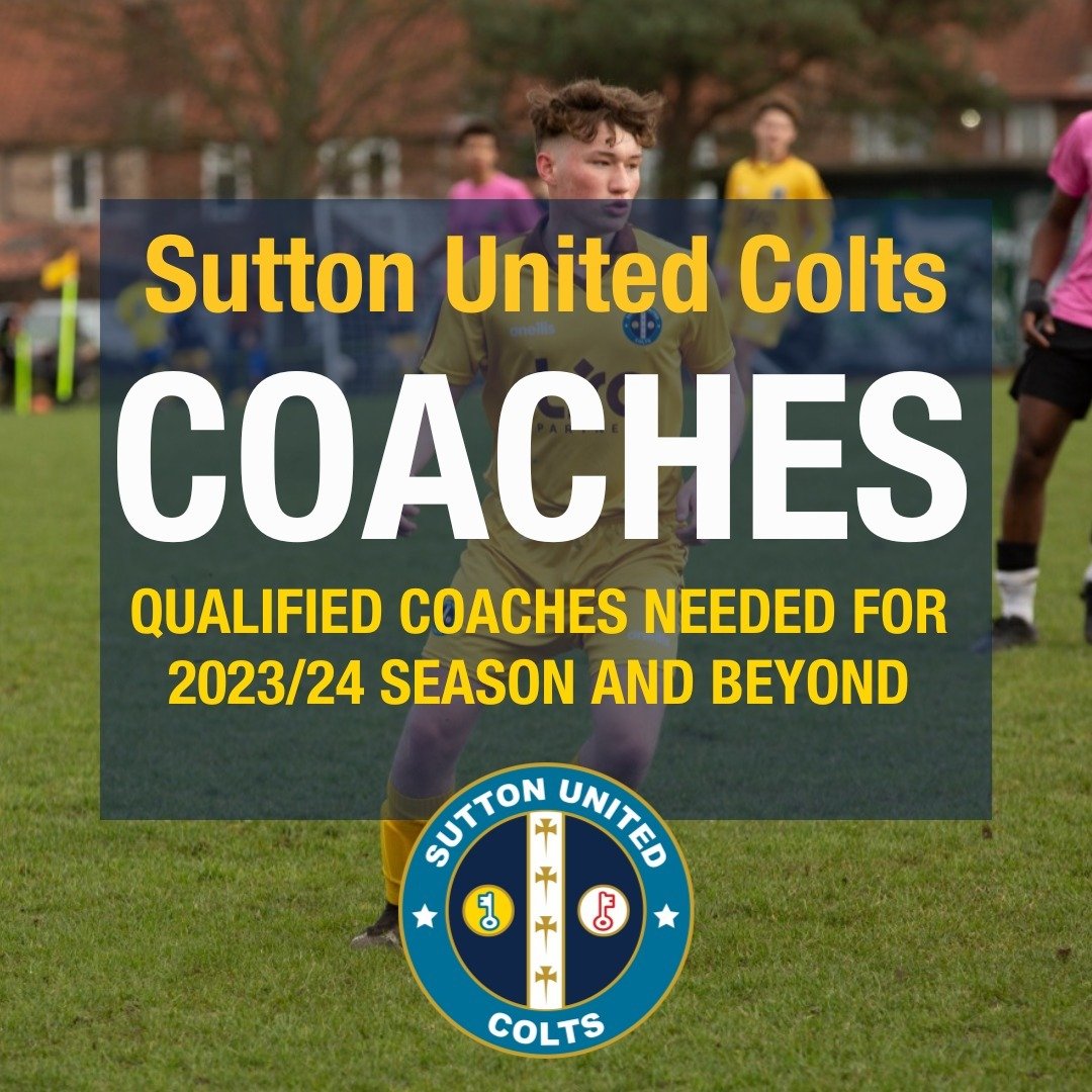 YouthCoachMike's tweet image. Volunteer coaches required for our Sutton United Colts 💛🤎 

Email mike.nicholson@suttonunited.net for details (more details inside this tweet)

@SUFCJuniors | @suttonunited | #suttonunited #realpathways #coaching