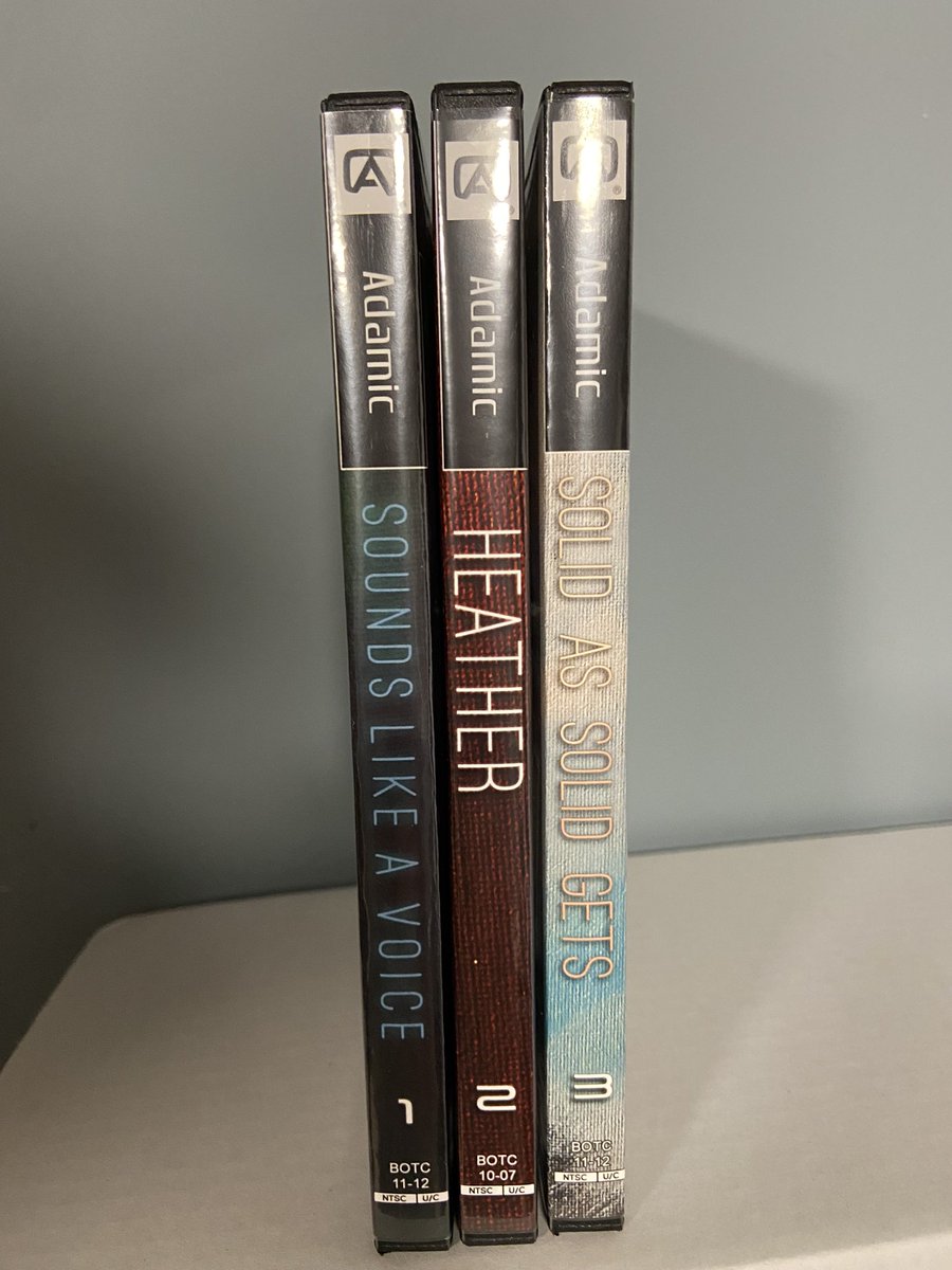 AdamicOfficial's tweet photo. The trilogy is here! Complete your collection with the new Solid as Solid Gets and Sounds Like a Voice game-case singles, available now on our online store.
https://t.co/J8qDH4Bnp6
#adamic #newsingle #music #rock #alternativerock #playstation #gamecase #indie #indieband https://t.co/HLmFXpz6t3