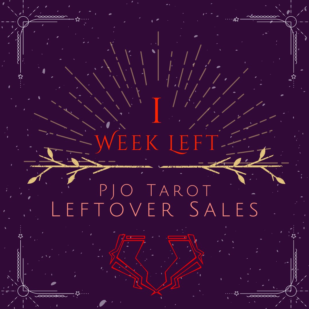 🔮 🔱 Leftovers Close in 1 Week!!🔱 🔮 

Our shop closes for good in just 1 week — digital sales are still open, complete with your own digital card shuffler, so don't miss out!!!

🔗 bloodandjupiter.bigcartel.com