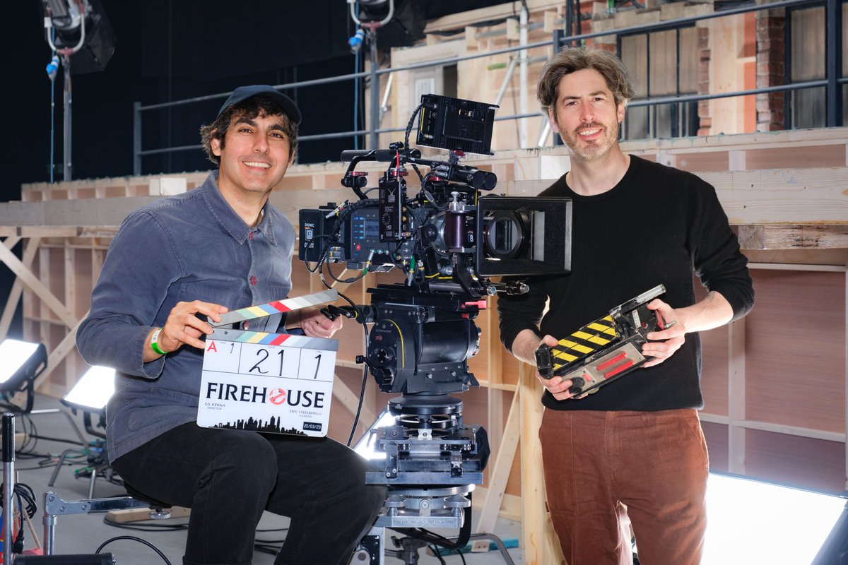 Ghostbusters's tweet image. Back in the Firehouse. Day One!
#Ghostbusters