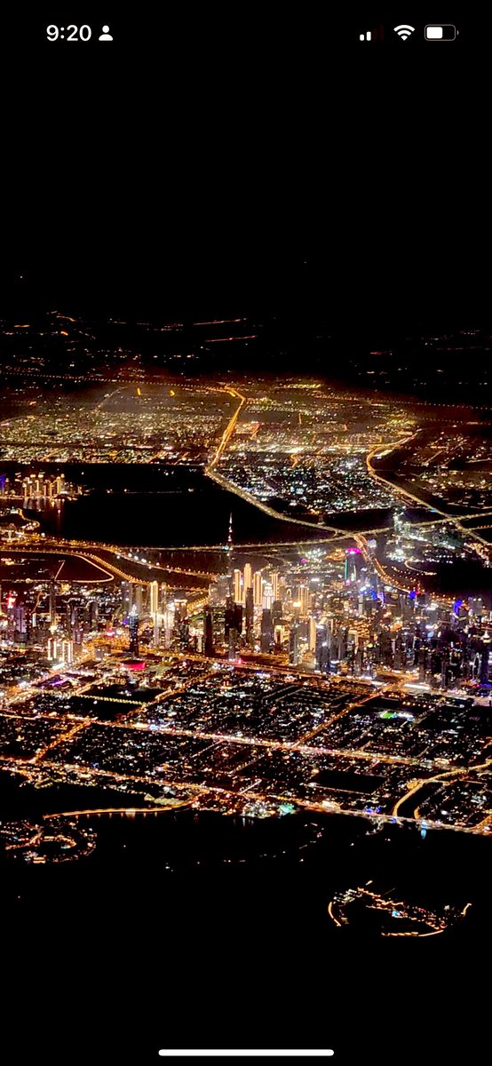 View of the Burj Khalifa from row 1A.    📸 passenger clicks #dubai #DirectFlights #fitsair