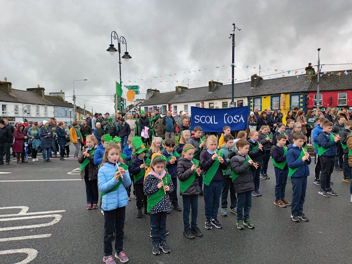 We really enjoyed taking part in The St. Patrick’s Day Parade in Charlestown. Well done to all the children in our school  band from first class to sixth class.