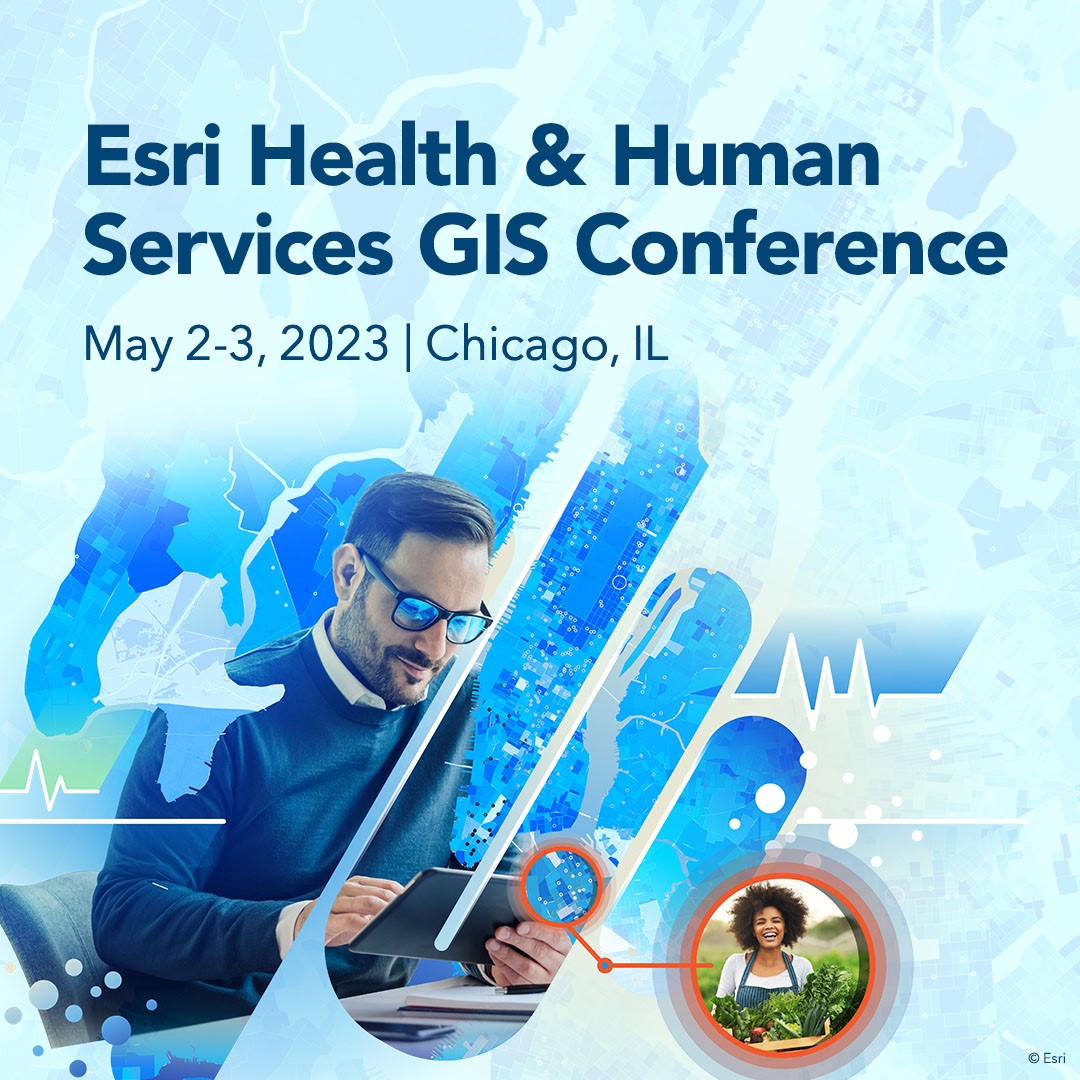 NPHW's tweet photo. Hear from leading orgs like #Kaiserpermanente #CDCFoundation at Esri’s Health and Human Services GIS Conference on May 2-3 in Chicago, IL! https://t.co/BEFE9h8Vti https://t.co/TNBpL2KKNY
