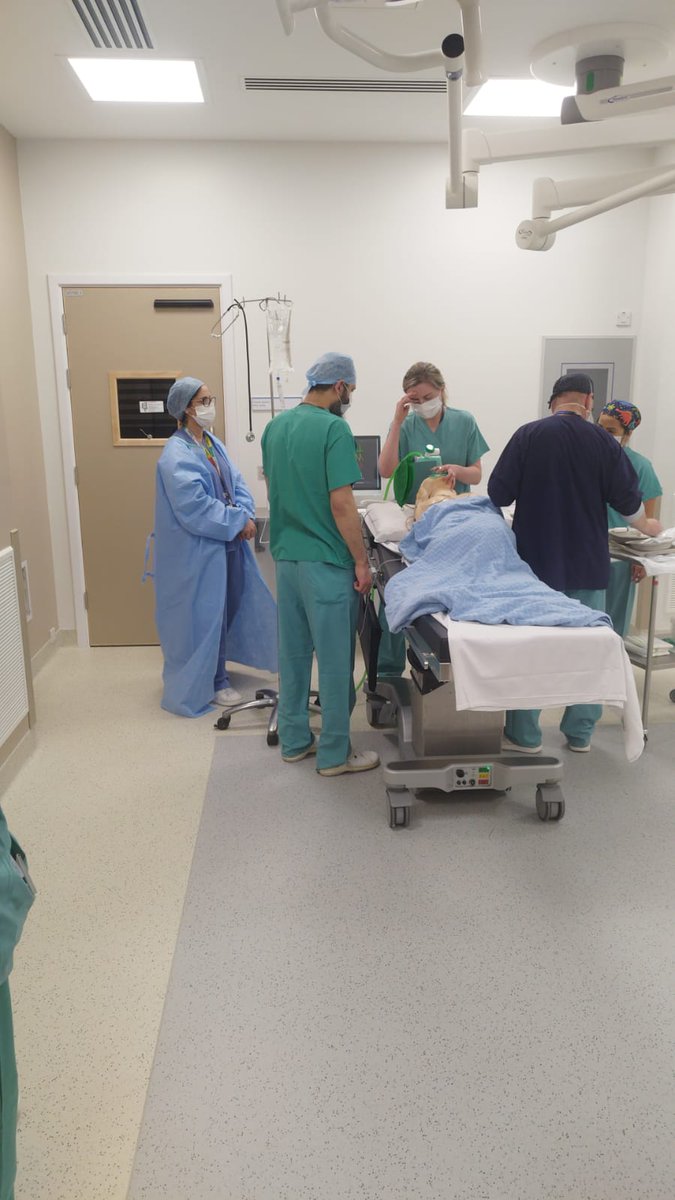 UHW_Waterford's tweet photo. Great buzz around the dept of anaesthesia today #firstsimulationteaching #enthusiasticstaff #superlearningenvironment start of something good in the anaesthetic dept #greatinteraction @sheebahakak @SouthEastCH @NDTP_HSE @AmbulanceNAS @HrSswhg https://t.co/Aw6Ls02NHW