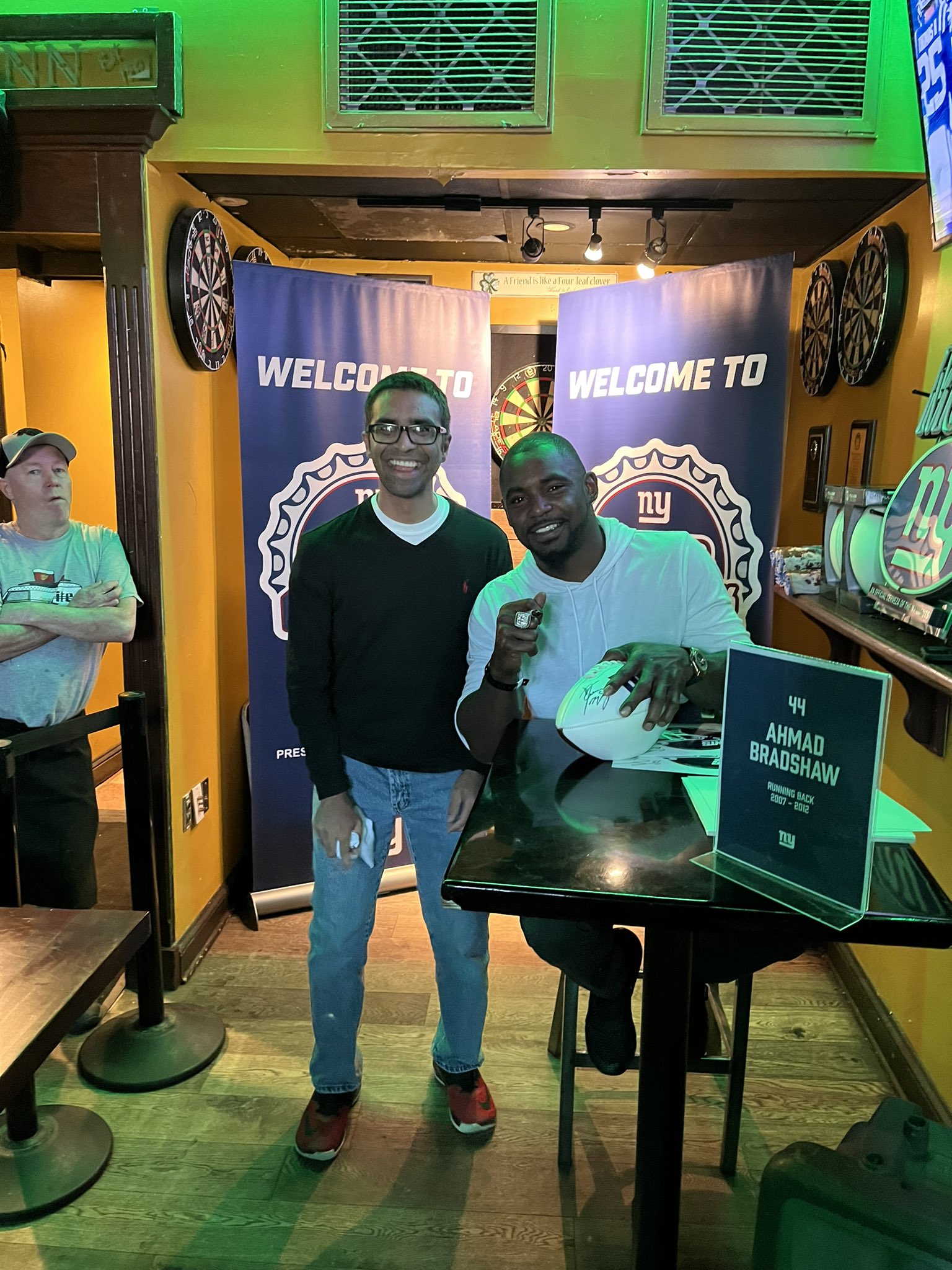 Happy Birthday to 2x Super Bowl Champion Ahmad Bradshaw Once a Giant, always a Giant! 