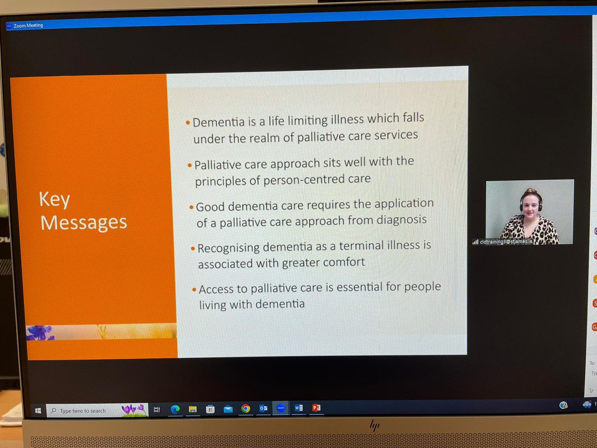 Excellent job👏@NurseSarah015 for facilitating Enhancing&Enabling Well-Being for the Person with #Dementia Programme @CLD_SJH and also for highlighting the importance of #HolisticCare and #PersonCentredCare in your presentation Non-Cognitive Symptoms: Intervention and Solutions