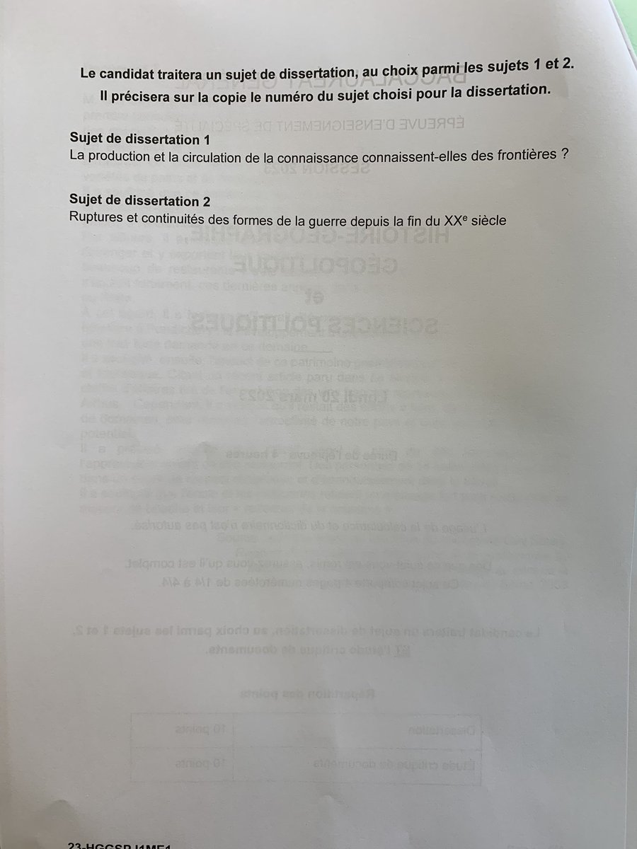 catchoupe's tweet photo. Les sujets du jour 1 du #Bac2023 d’#HGGSP, faisables voire très accessibles.
#theme6 et #theme2 en dissertation, #theme4 en analyse de docs.
#teamHG https://t.co/FqdFY0SGDV