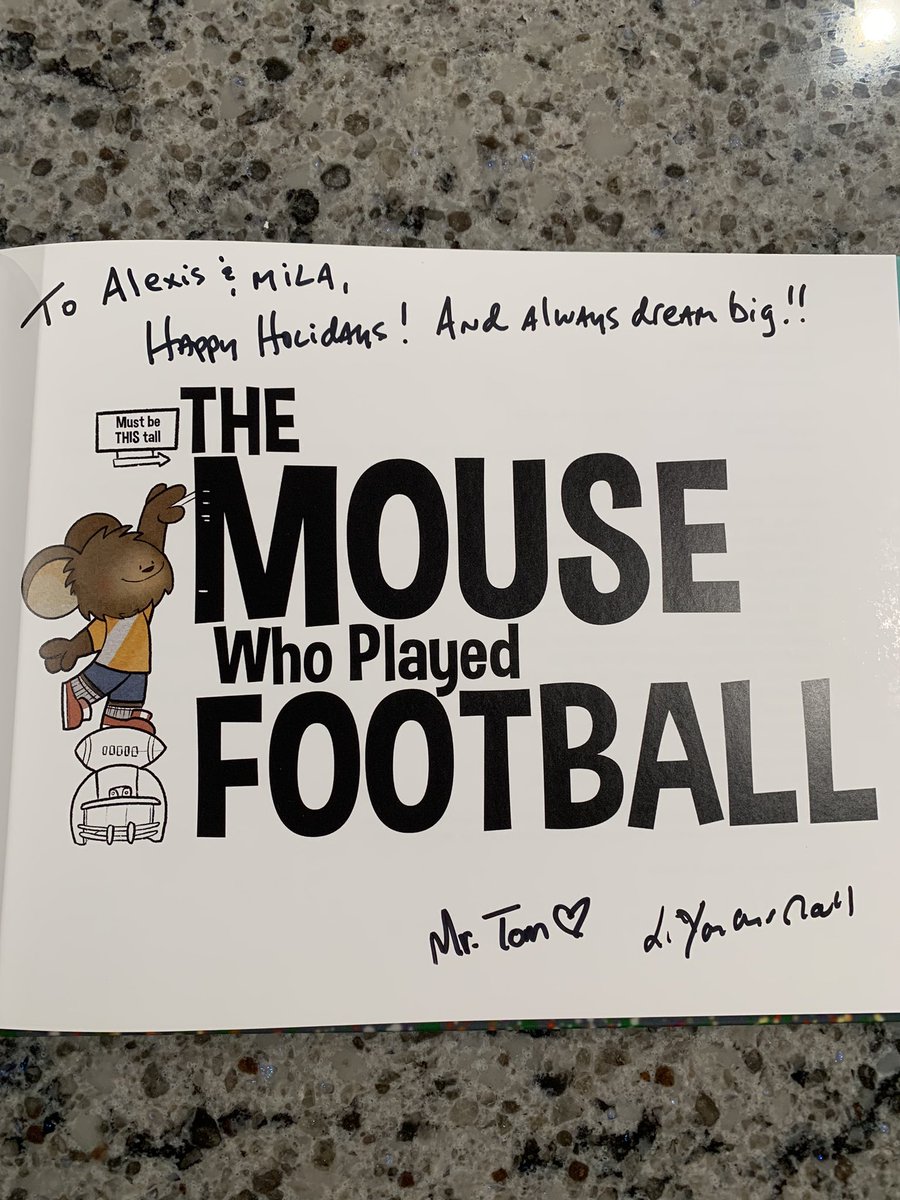 JeffSkversky's tweet photo. 📕 Look What Came in the Mail!

“The Mouse Who Played Football”

So excited to read to my little girls! 

Thanks @36westbrook @LVAmedia @markmeany &amp; @itsmistertom https://t.co/DBCUGoJT35