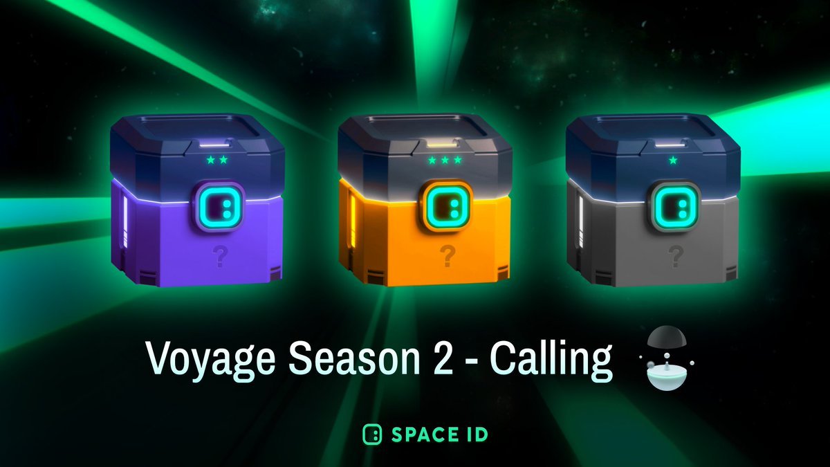 #SPace ID 🎁 🪂2⃣nd #Airdrop ongoing #Binance  Listed 

SPACE ID Voyage Season 2 has just been launched, join now 

🥰Airdrop Link :
space.id/voyage/season-…

6$ Investment 🤙