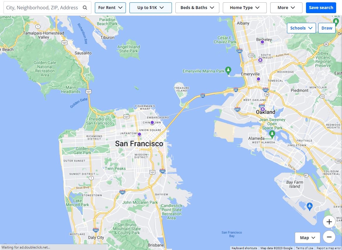 alexschief's tweet photo. Apartments under $1000/mo in four metros:

7 listings, 27 listings, 71 listings, 509 listings https://t.co/ftV6wO3NVV