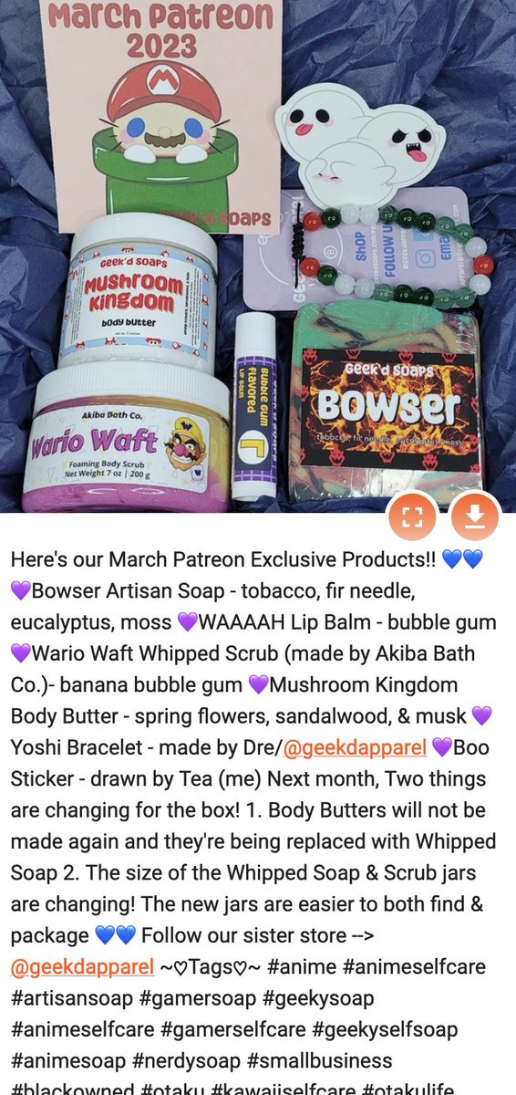 WaftKing's tweet photo. TIL that "Wario Waft Foaming Body Scrub" is a thing... https://t.co/TKpp5a2Ncx