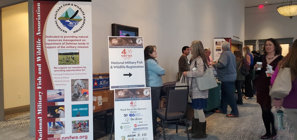 susanalesecohen's tweet image. Back at the National Military Fish and Wildlife Society meeting. Day one, leading a #Motus wildlife tracking system workshop with my colleagues Matt Webb @BirdConservancy and Mike Jungen. Harness the collective power using Motus!