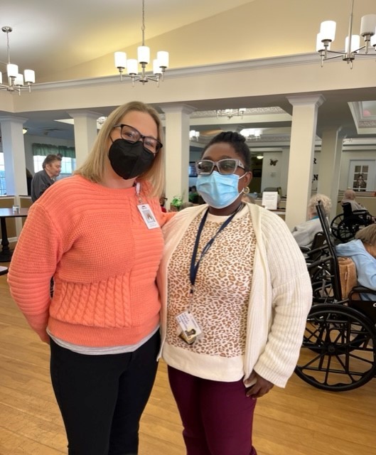 Happy BINGO Monday!! Salita with Griswold Home Care - Cape May and Atlantic County and Toni with Swan Hospice had a wonderful day hosting Bingo at Somers Place. It was great seeing and spending time with everyone. Have a great week!!