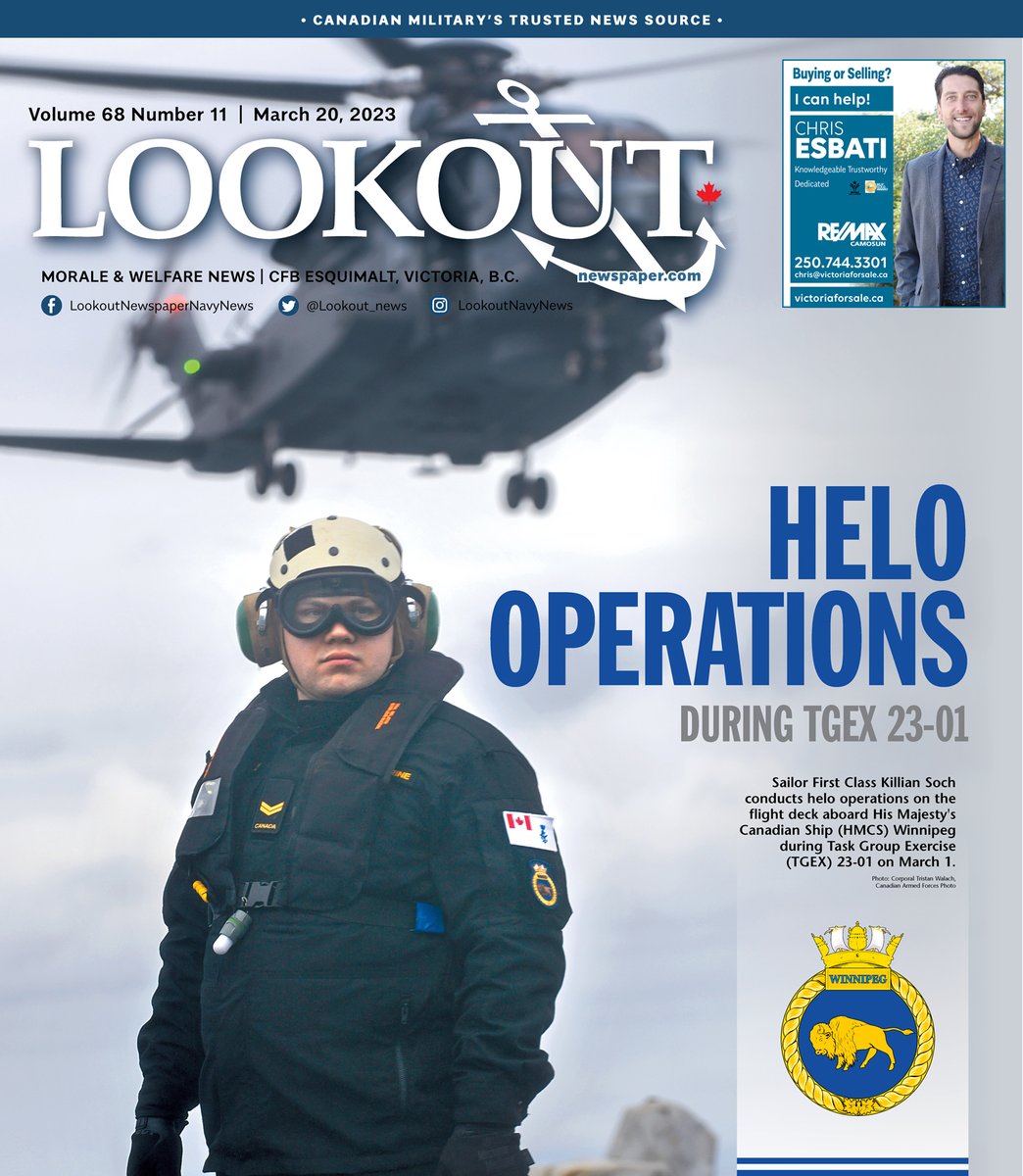 In this week's edition of #LookoutNavyNews: RCAF veteran Albert Middleton turns 108, Greenwood wins CAF Old Timers hockey title, and Level Up - teens, take advantage of this valuable opportunity! Read the full edition: bit.ly/3TwfZq7