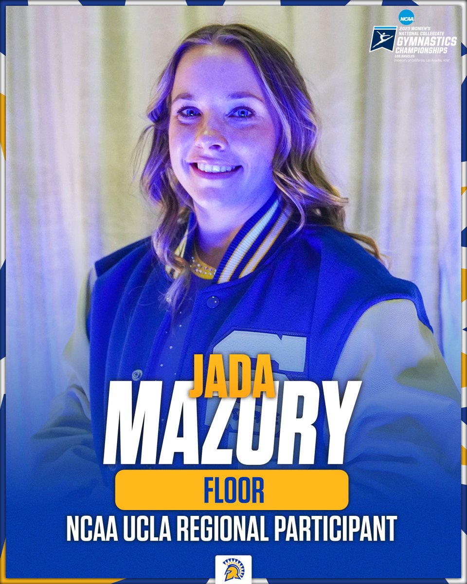 Congratulations to our NCAA Regional selections!
<a href="/Lmacgymnast/">Lauren Macpherson</a>  - All-Around
<a href="/jaudai_lopes/">Jaudai✨</a>  - Vault
<a href="/_emmamilne_/">em🫐</a>  - Bars &amp; Beam
<a href="/MazuryJada/">jada</a> - Floor

They will compete at the UCLA Regional on March 30 in the 2 p.m. session.