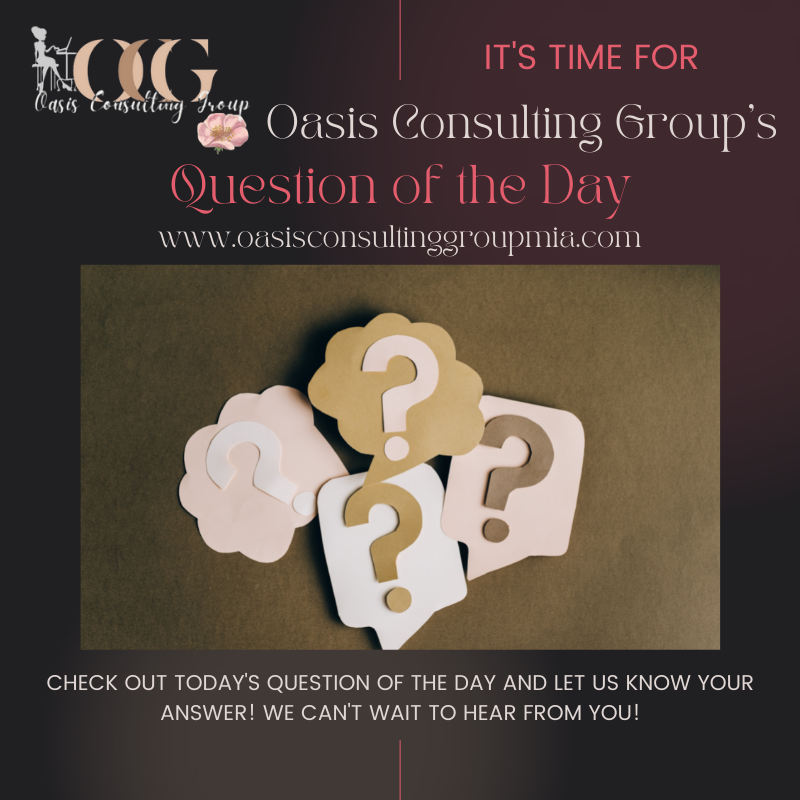 oasisconsult3's tweet photo. #QuestionOfTheDay: What are some strategies that you’ve found to be helpful in your recent work❓

#OCG #consultinglife #businesswoman #consulting #QuestionOfTheDay #blackowned #blackwoman 🧠🧐💭🤔❓ https://t.co/K0LgsCJacA