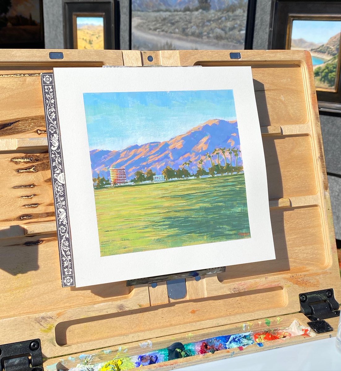 RJOlivergallery's tweet photo. Since it's been so rainy around here in California, here's a bright, sunny view for you to take in for your monday motivation!

#pleinair #pleinairart #pleinairpainting #landscapepainting #oilpainting #mondaymotivation #instagood https://t.co/1e1jZbCDRd