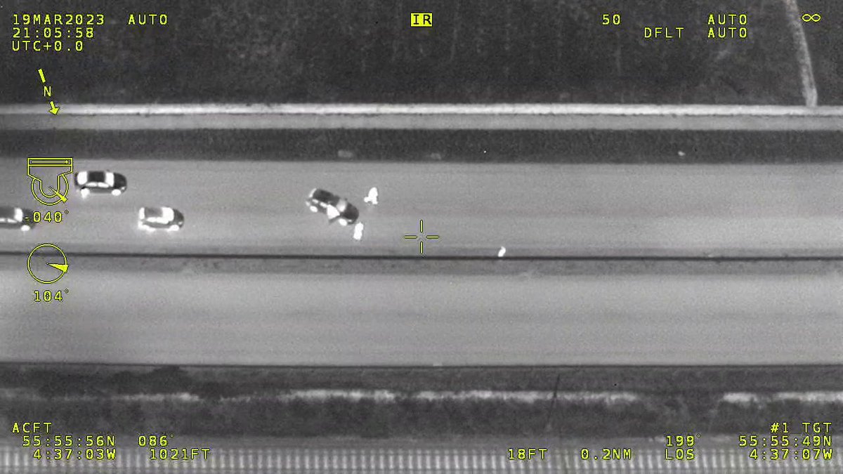 PSOSAir's tweet photo. The Police helicopter assisted @GreenockPolice last night in the search for a vulnerable missing person. Aircrew spotted the male and directed Police on the ground to his location. #Greenock #Inverclyde #KeepingPeopleSafe #PoliceAirSupport https://t.co/H4PlU5zAWq
