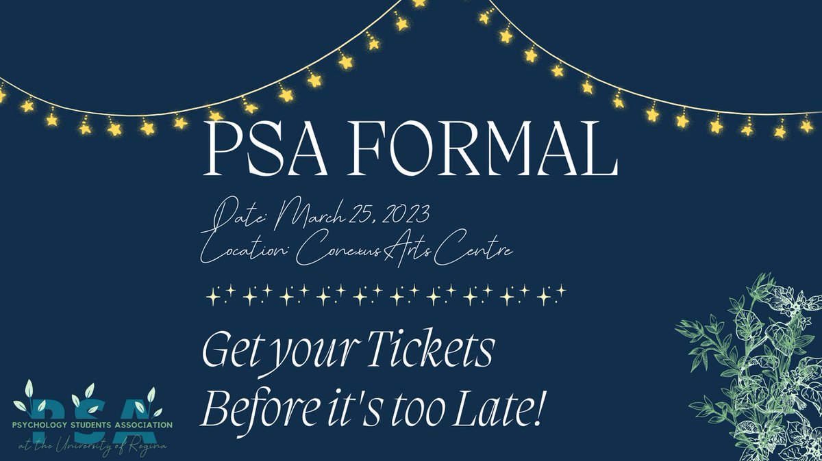 Hi everyone! Our formal is happening this Saturday, March 25th and we could not be more excited! Tickets are selling quick, so make sure to get yours ASAP! Send us a DM to claim yours:)