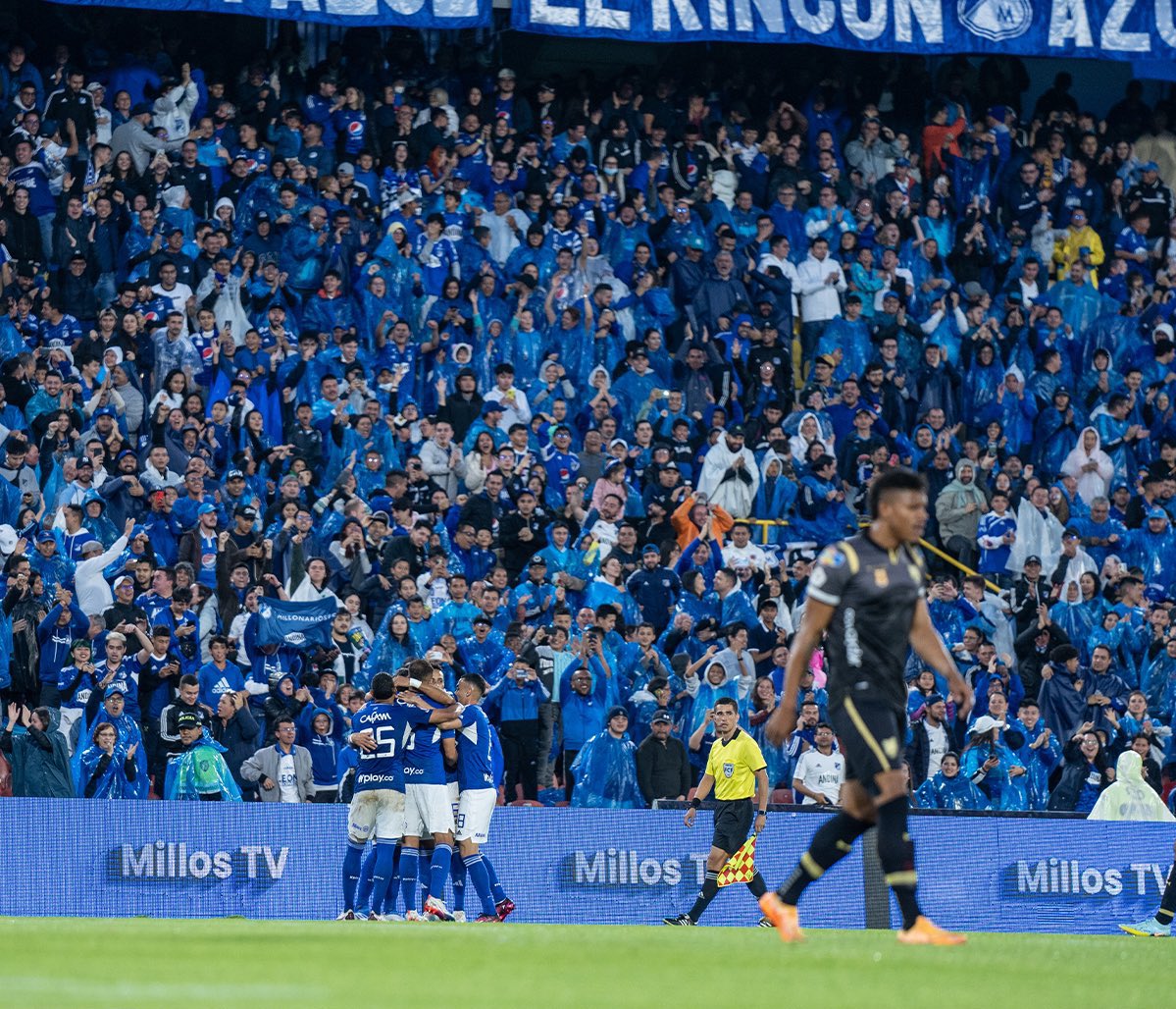 Ⓜ️El equipo completó 10PJ en lo que va del 2023: 

🏟️Saldo en El Campín: 
✔️3 victorias. 
🤝🏻2 empates. 

✈️Visitante: 
✔️1 victoria. 
🤝🏻2 empates. 
❌2 derrotas. 

⚽️12 goles marcados, 8 recibidos. 

#VamosMillosQuerido🔵