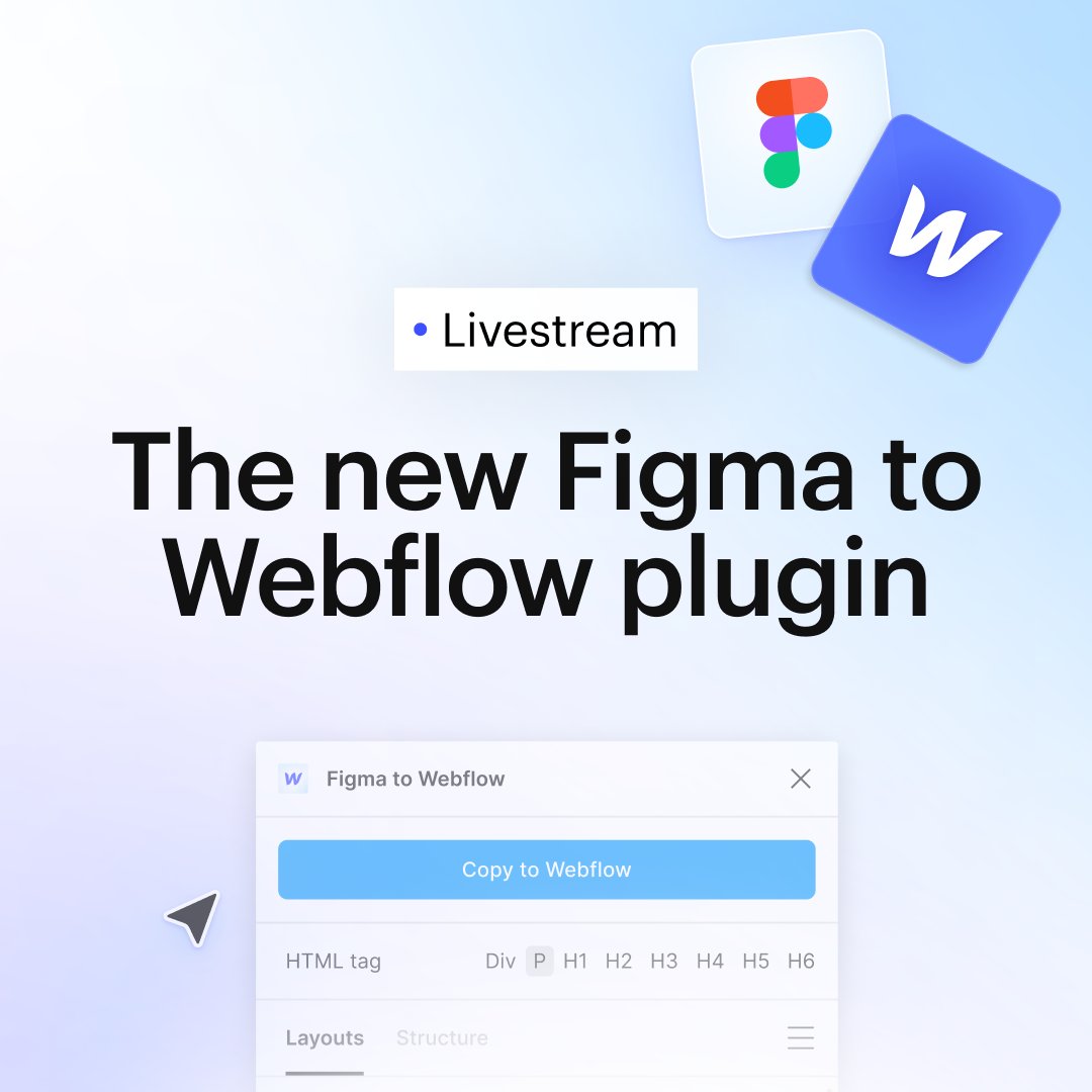 Webflow tweet media