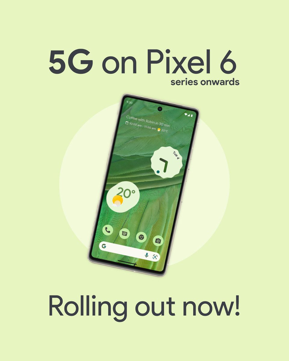 techzoned_'s tweet photo. Good Morning, Pixel.
#Pixel5G https://t.co/Puk92QoFtV