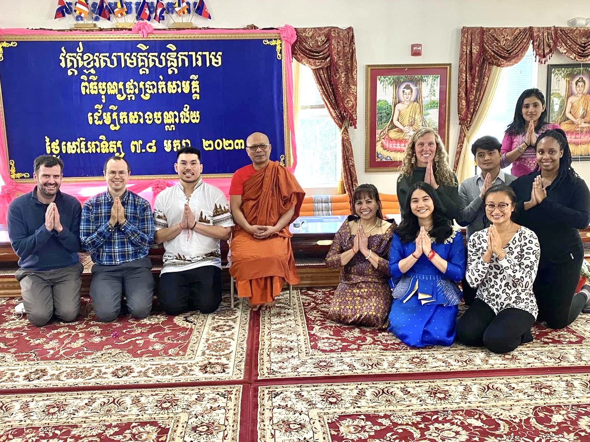 How does being included affect our ability to learn in new environments? Read what Bre Conley, a grad student at Teachers College, discovered during a visit to a Cambodian temple with the Tang Institute. bit.ly/3yRsXVH <a href="/phillipsacademy/">Phillips Academy</a>  <a href="/chenxing_han/">Chenxing Han</a> #education #Buddhism