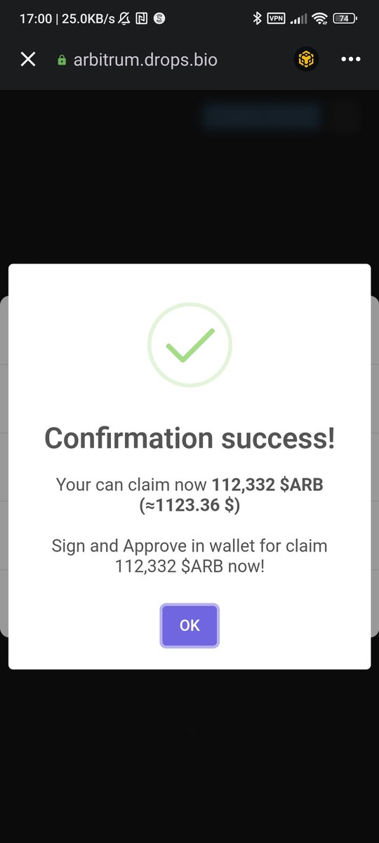 _CryptoChimp_'s tweet photo. @arbitrum This has to be fake never never got approved btw https://t.co/h1ysyrMMaa