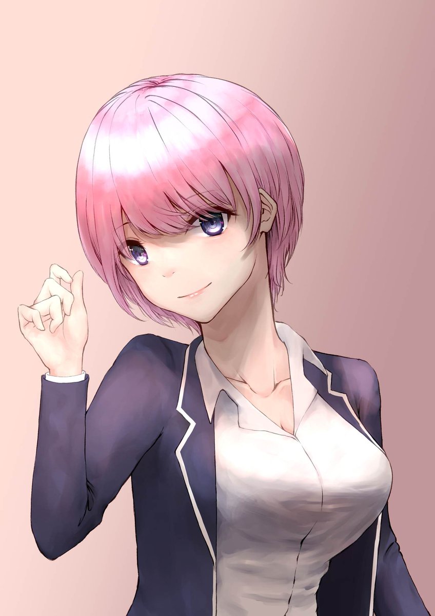 Caket MaryadiさんがTwitterに投稿した中野一花(五等分の花嫁)のイラスト。