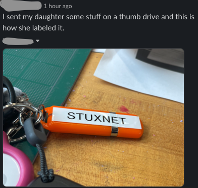 Someone I know, who said I could repost this, clearly did something right as a parent
