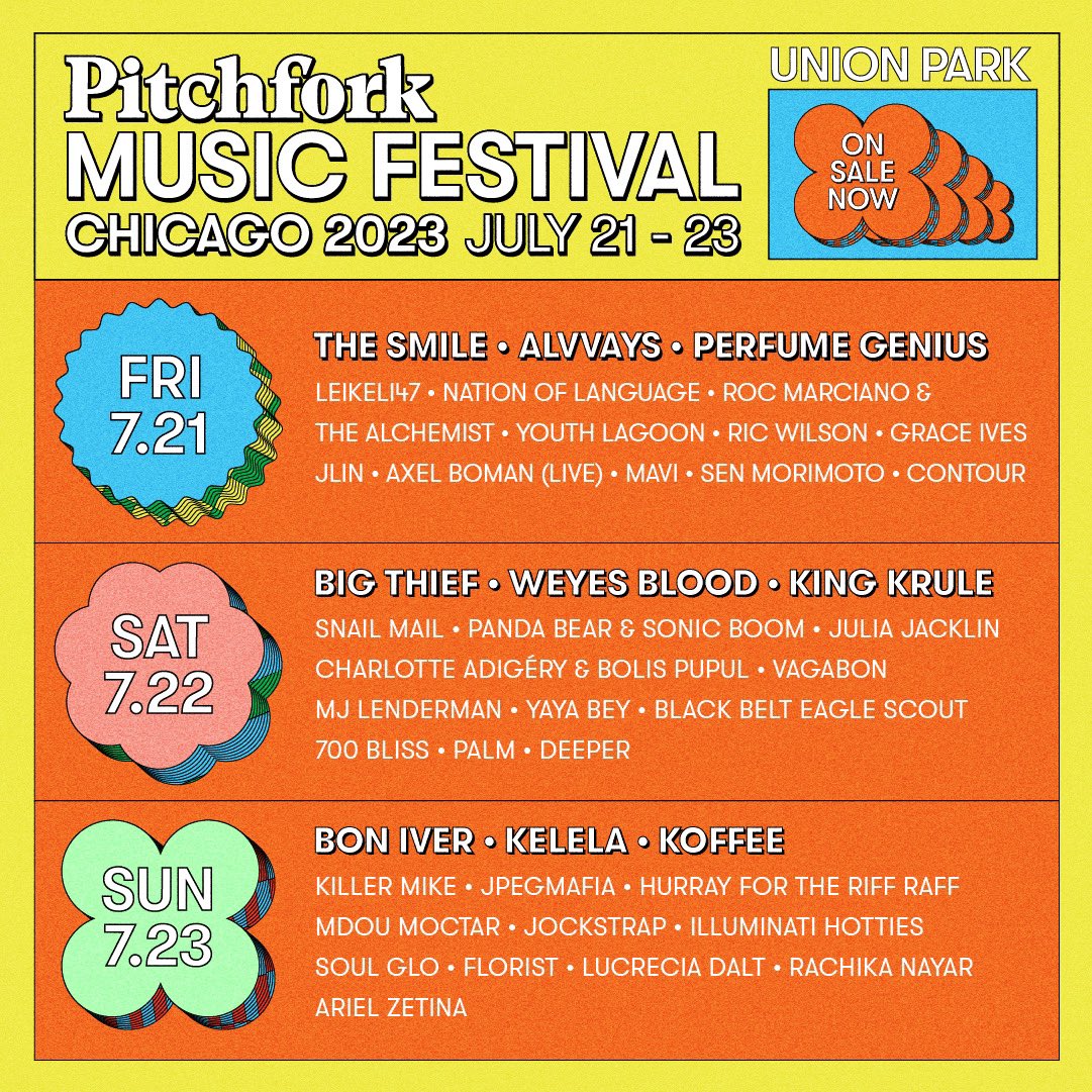 gonna have an on-stage meltdown at this @pitchfork