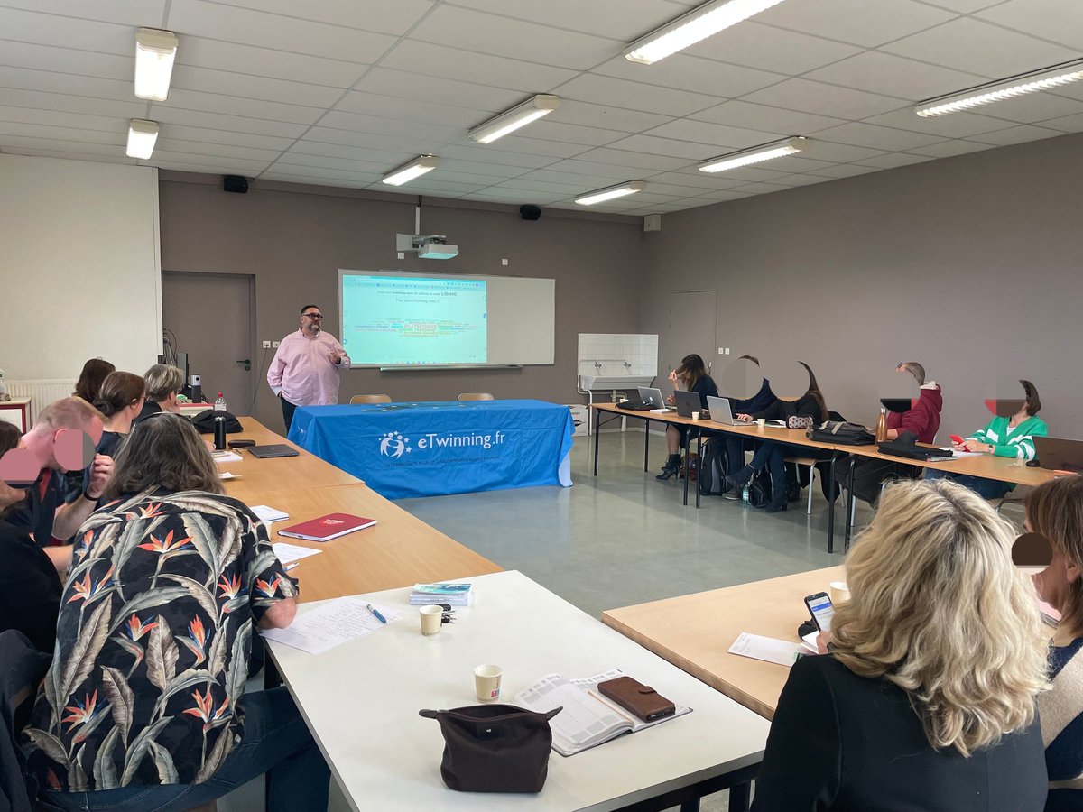 eTwinningMtp's tweet photo. Retour en image sur la Journée de formation eTwinning pour le réseau des lycées 66 au Lycée Alfred Sauvy de Villelongue Dels Monts, merci pour l'accueil et la bonne humeur. @eTwinningFrance merci à Claire de @canope_66 pour l'aide https://t.co/W2qj7b9jnW