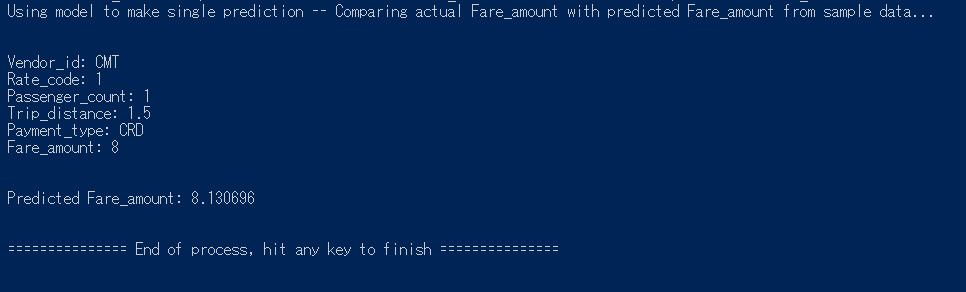 yukio_saitoh's tweet image. コンソールアプリ結果が想定（教材）と異なるｗ
#dotnetML