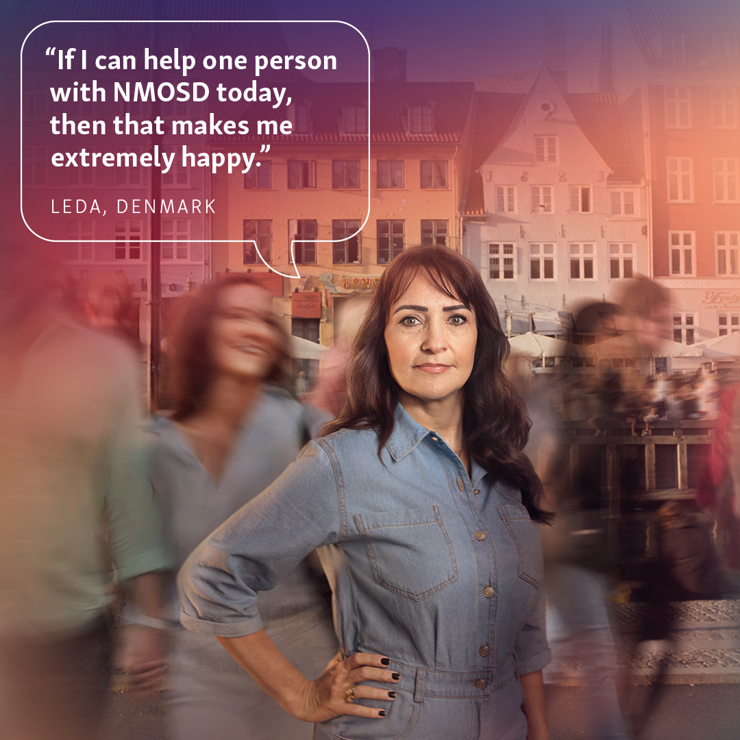 HorizonNews's tweet photo. For #NMOAwarenessMonth we’re partnering with Leda, Matthias, Elisabetta &amp; Els to raise awareness across Europe of neuromyelitis optica spectrum disorder (#NMOSD), the rare, debilitating disease they are living with. Together, we’re putting #NMOSDinFocus: https://t.co/ldQheOhlCr.