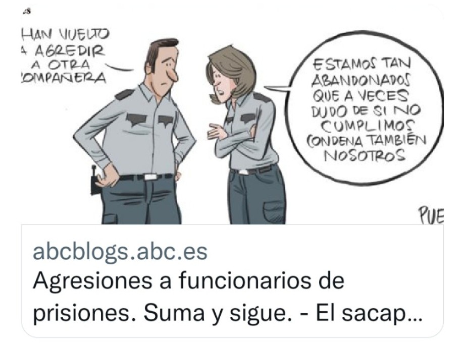 Dartio3's tweet photo. @1979Goku @Patio1315 @tu_abandono @interiorgob @GPPopular @VOX_Congreso @MGutierrezCs @europapress @okdiario @elespanolcom @larazon_es @elprogramadear @EspejoPublico @esRadio Y después d la manifestación q será lo siguiente...⁉️#sosprisiones #NoSomosAGE #SECTORPRISIONES #ESTATUTODEPRISIONESYA #AGENTESDEPRISIONESYA #ORTIZDIMISION https://t.co/sHZoLsmRmR