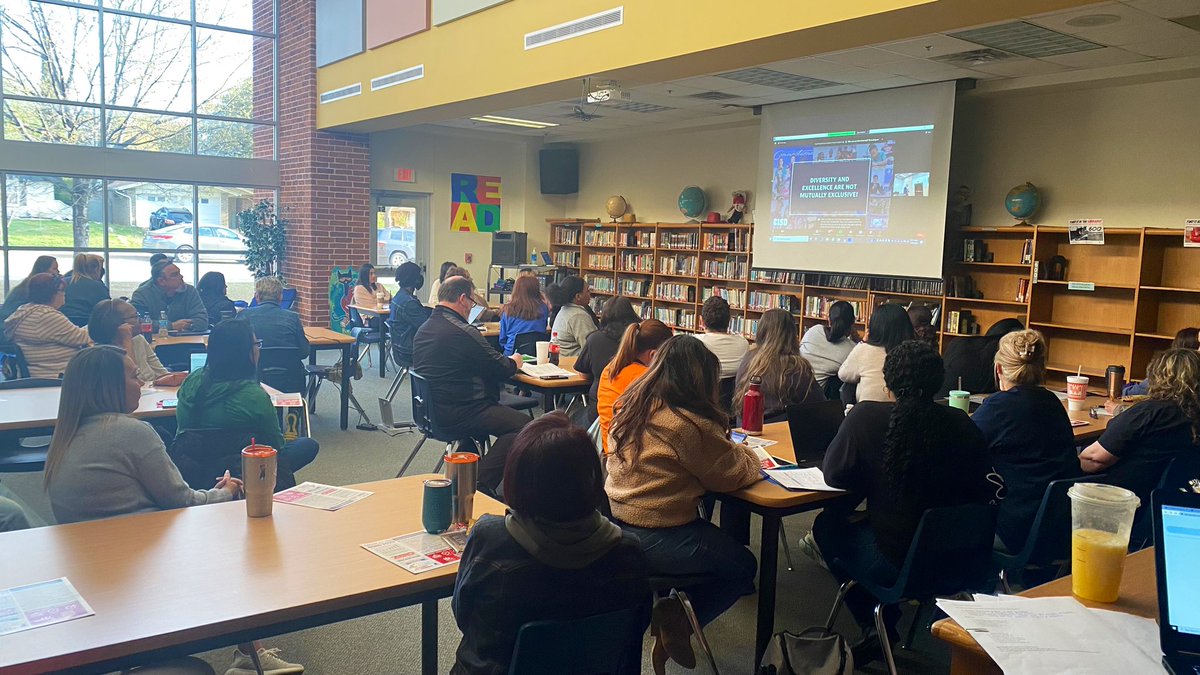 It was a great morning in Crowley ISD as Superintendent Dr. McFarland welcomed staff back with the State of the District address. Employees were able to ask questions both in person and via Zoom while learning all about our growing district and the academic gains being made.