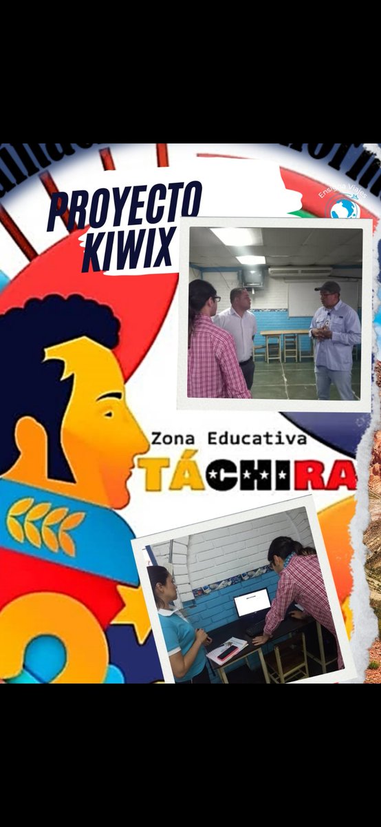 #20MARZO Jefe de Zona Educativa Táchira, Ana Berzabeth Gandica @Berzabethg1 en equipo con @cantv realizó en E.N Simón Bolívar explicación del Proyecto Kiwix, herramienta para que nuestros estudiantes puedan descargar, administrar, leer y compartir contenidos Wikipedia y Wikimedia