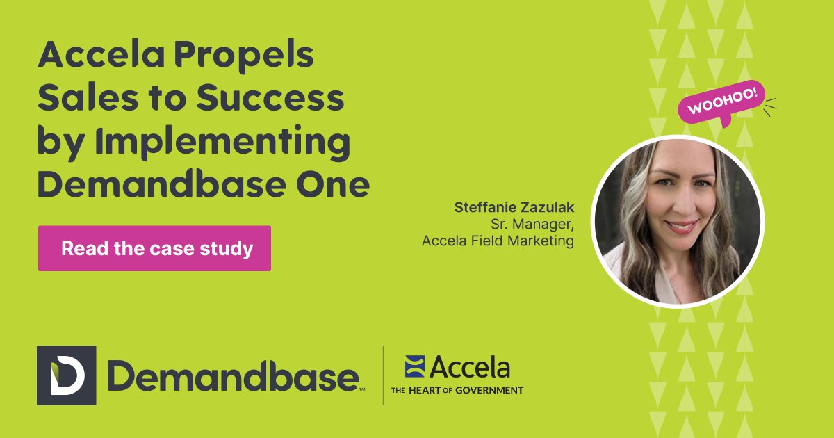 Demandbase's tweet photo. Customer success is in bloom at Demandbase!🌷
Since working together our customer, @AccelaSoftware, has blossomed 🌼 to their full potential and reached their #sales goals.
Find out how they did it in their case study on #DBCentral: ⤵️ https://t.co/wI9HAa5sl1 https://t.co/qs2110DvYO