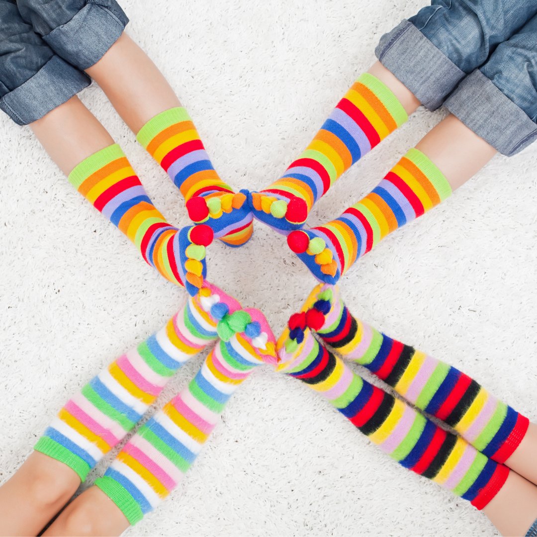 Tomorrow is #WorldDownSyndromeDay, so don’t forget to rock your most colourful socks to show you care! #WDSD #SeeTheAbility